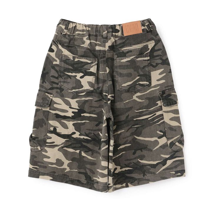 [LTXC] Camouflage Half Cargo Pants,Khaki, medium image number 3