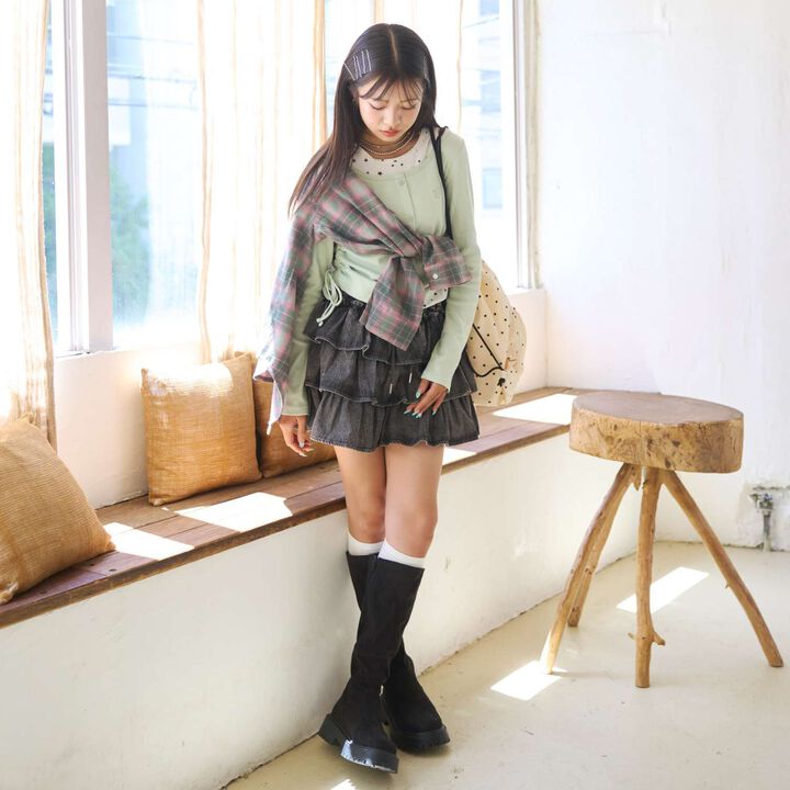 [LTXC] Long Boots with Insoles,Multi color, medium image number 3