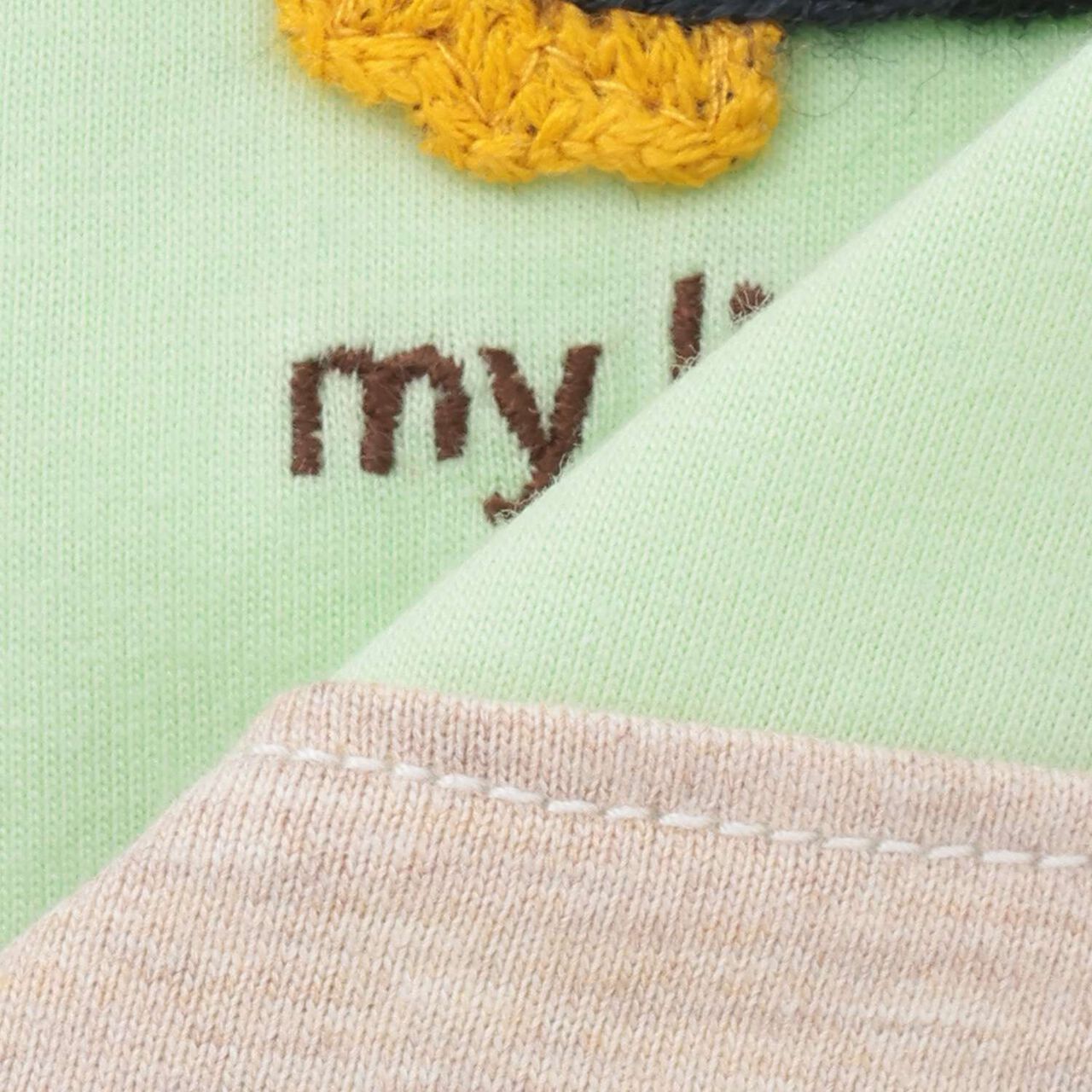 Animal Motif Short-Sleeve Coverall,Emerald green, large image number 8