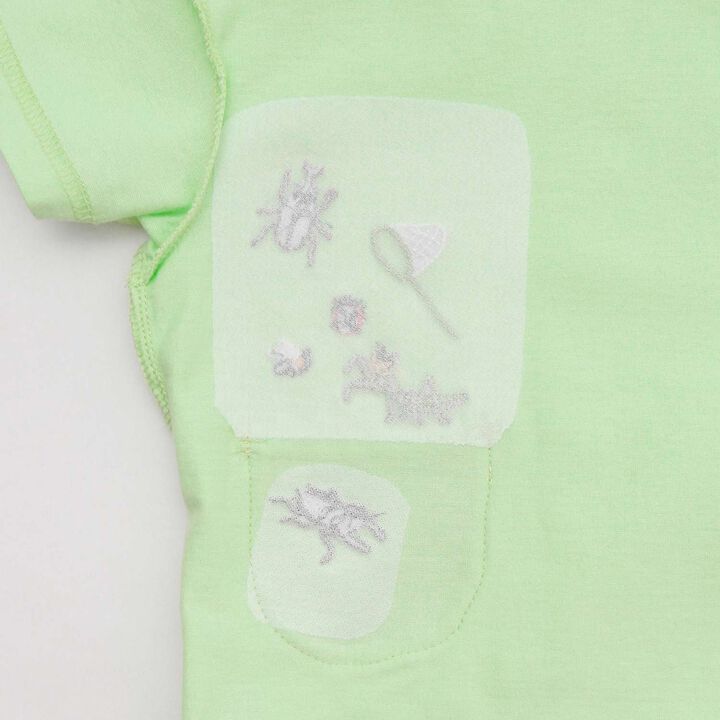 [Restock of Popular Item] Insect Pocket Short Sleeve T-Shirt,Light green, medium image number 7