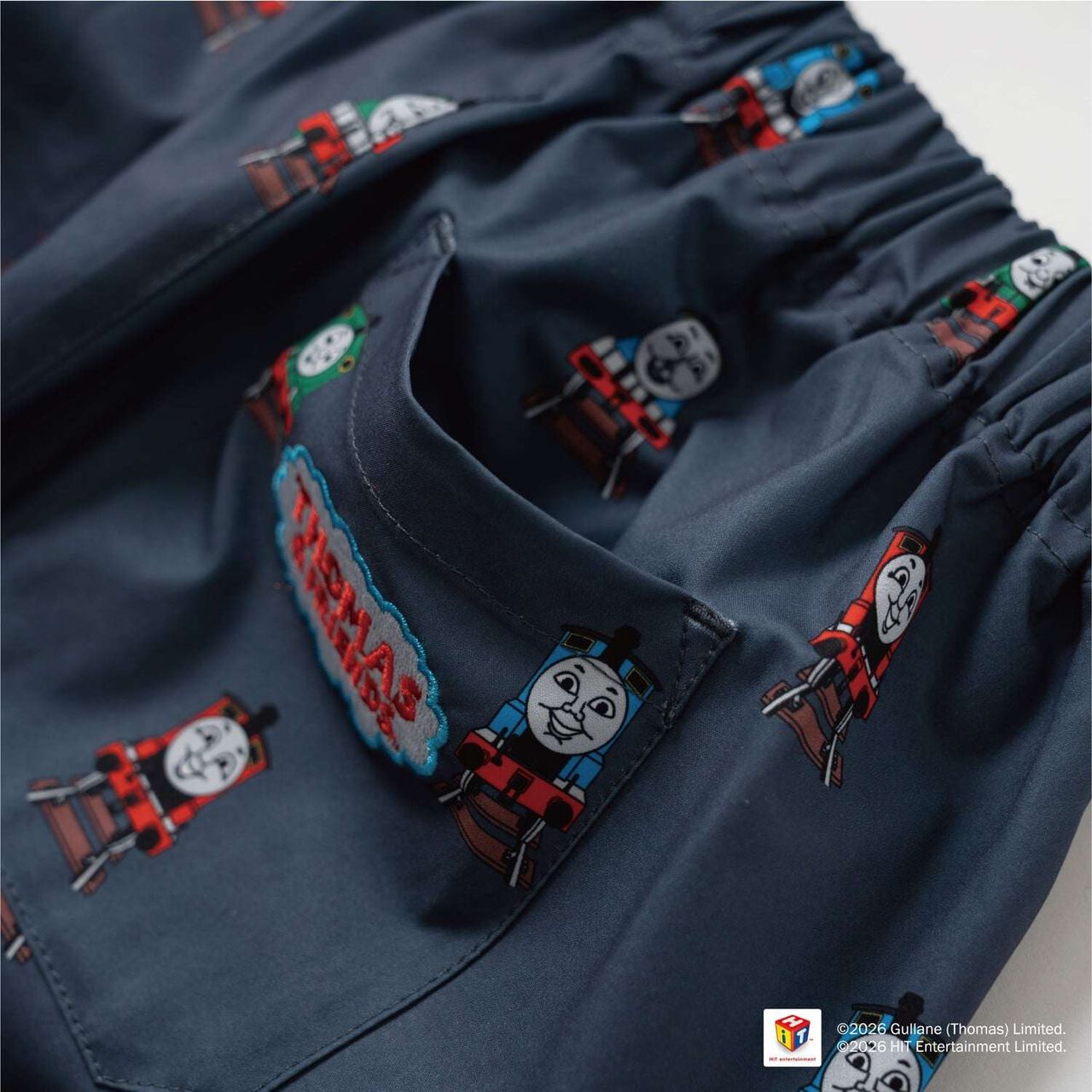 Thomas the Tank Engine All-Over Pattern Pants,Beige, large image number 8