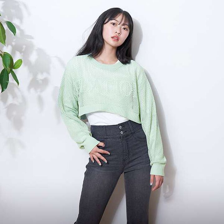 LTXC - Mesh Knit with Inner Layer,Black, medium image number 10