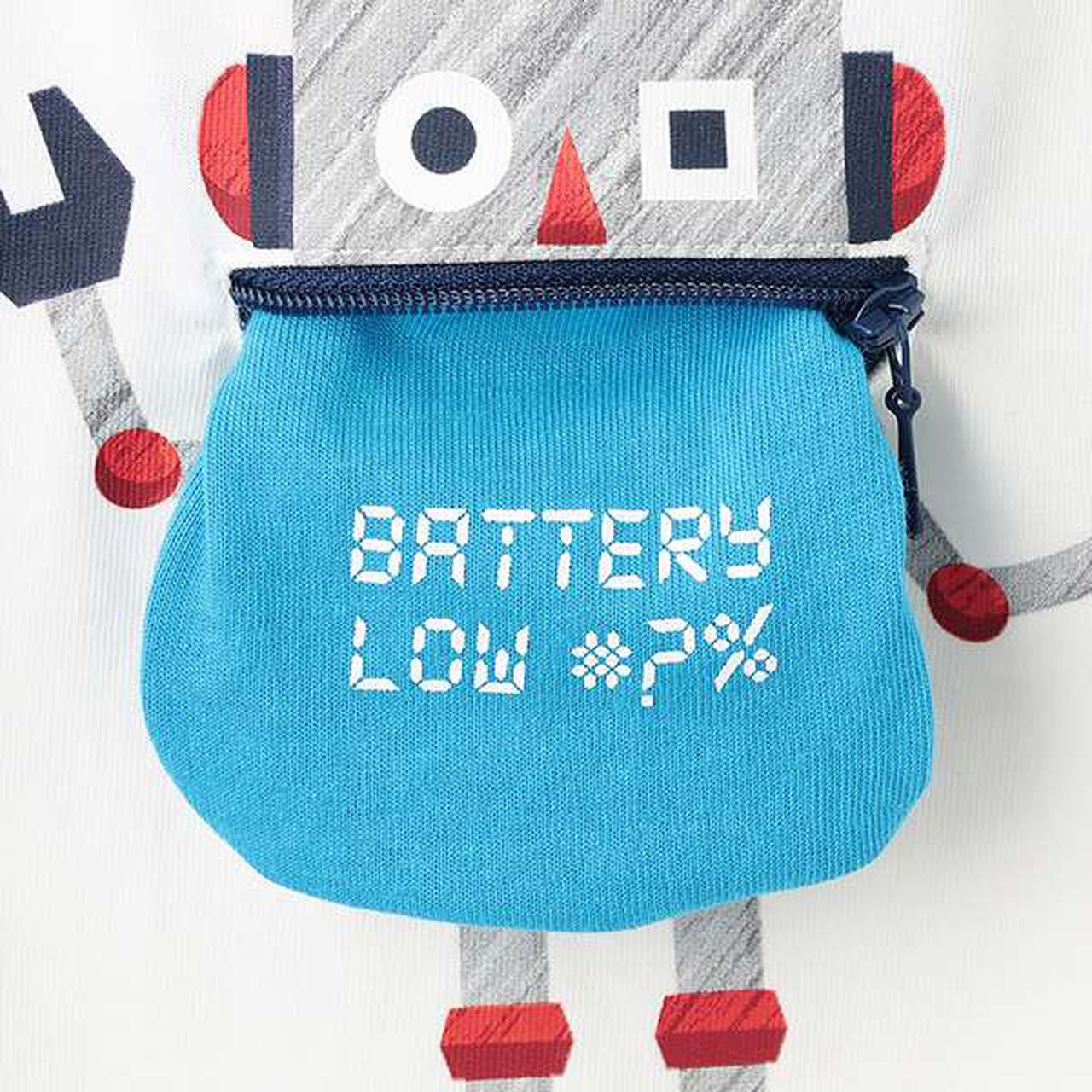 Robot Short Sleeve T-Shirt,Off white, large image number 9