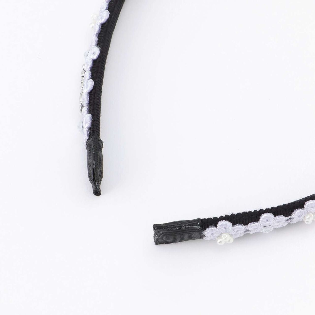 Flower Lace Headband,Off white, large image number 3