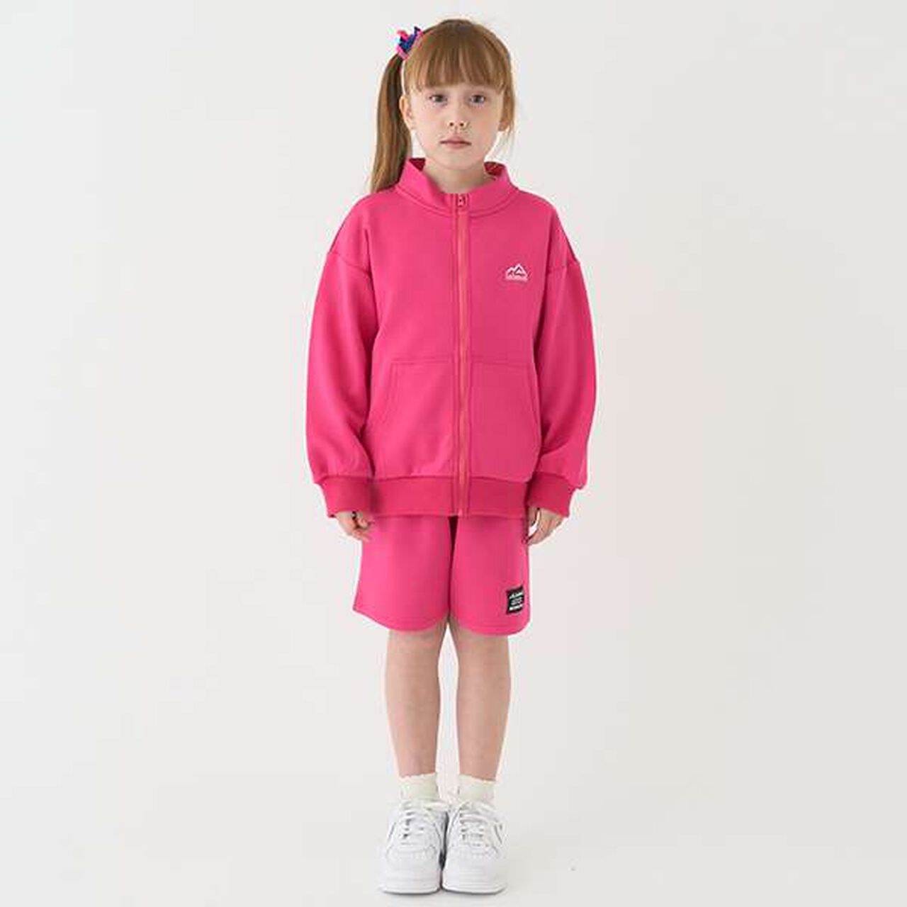 [Water-Repellent] Ponte Zip Stand Collar,Black, large image number 24