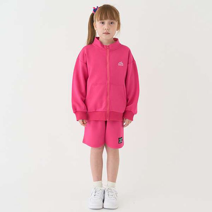 [Water-Repellent] Ponte Zip Stand Collar,Black, medium image number 24