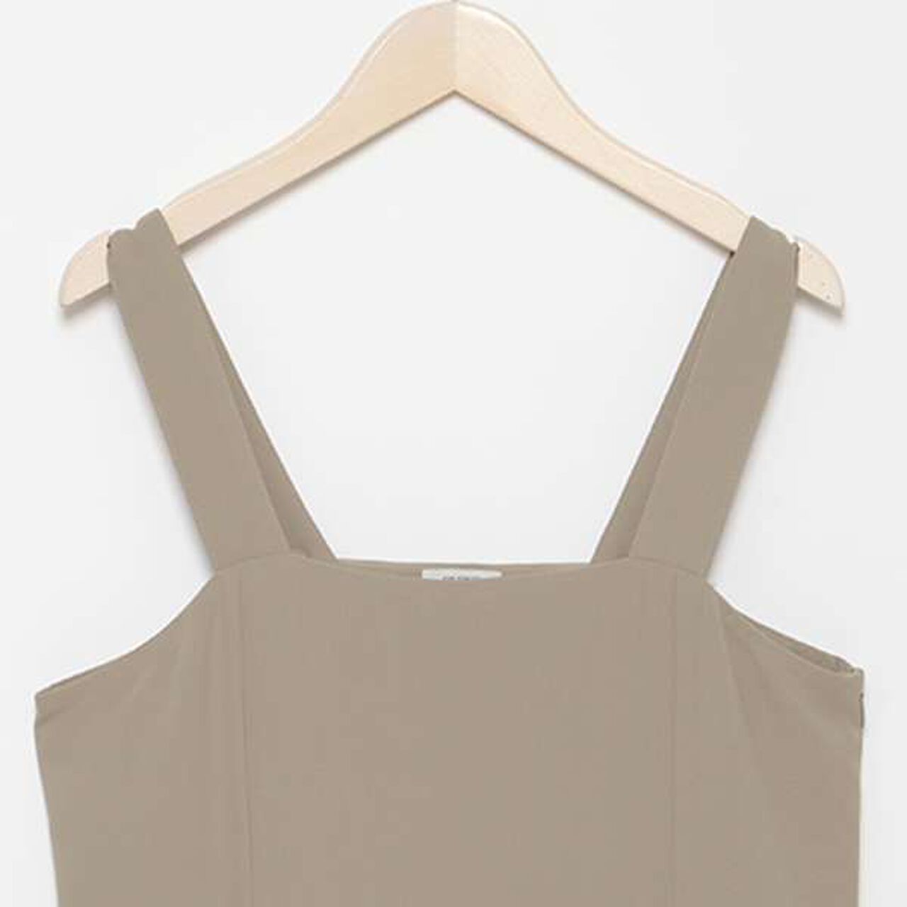 [AMI] Pleated Jumper Skirt,Black, large image number 2