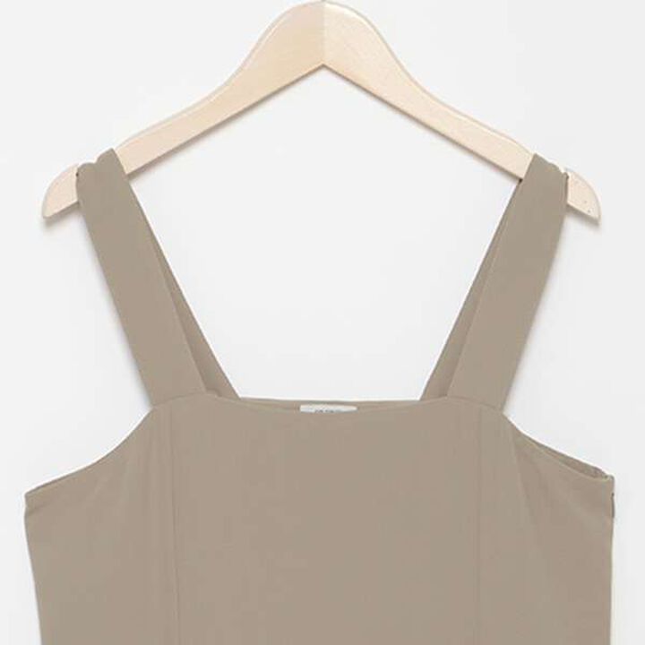 [AMI] Pleated Jumper Skirt,Black, medium image number 2