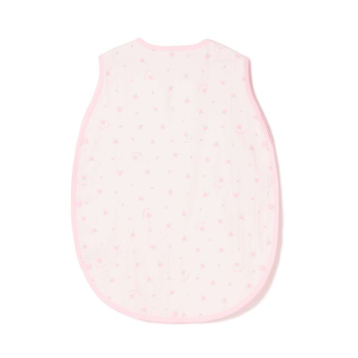 Rose Pattern Gauze Towel Sleeper,Light pink, medium image number 1
