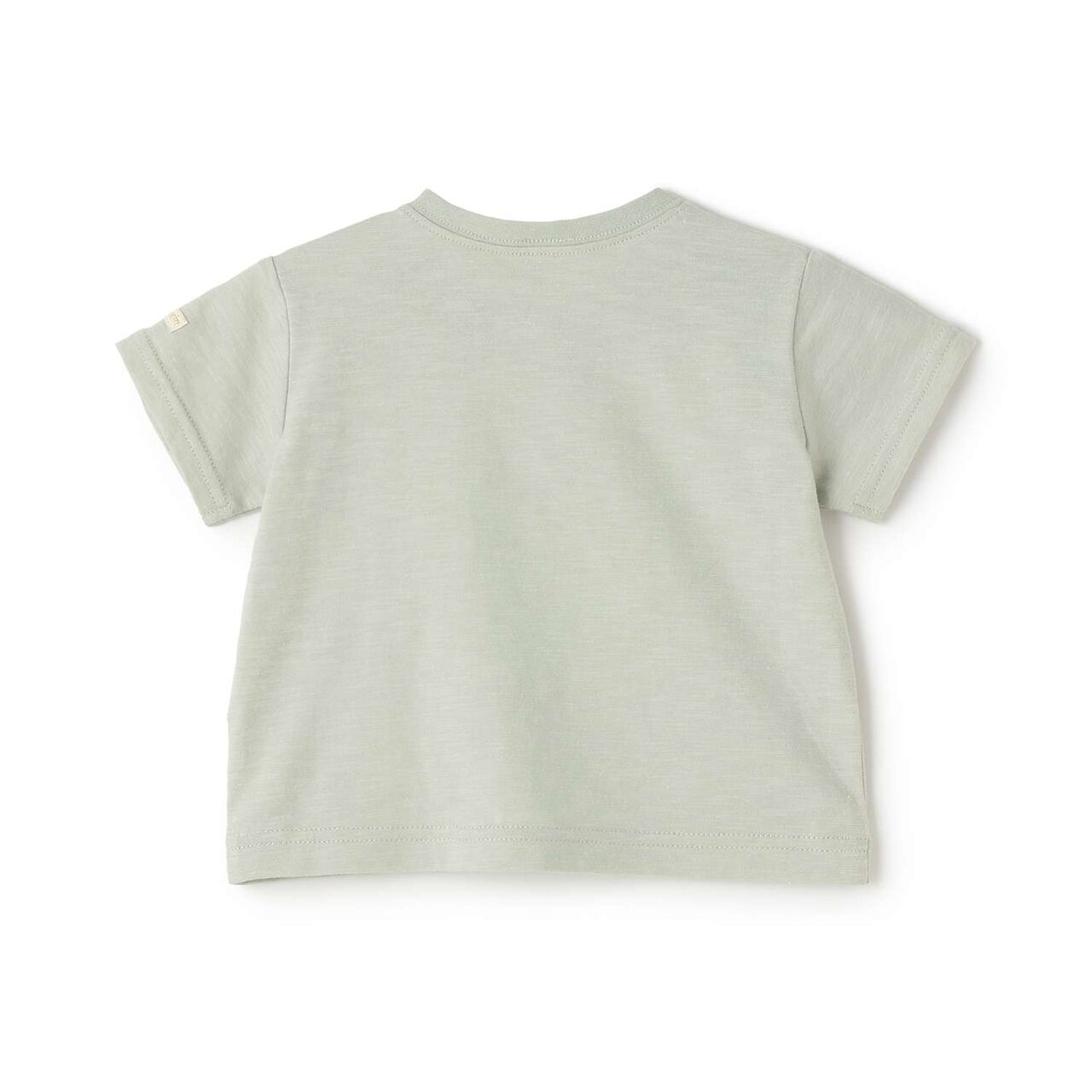 [Hungry Caterpillar] Fruit Appliqu&eacute; Short Sleeve T-Shirt,Light green, large image number 5