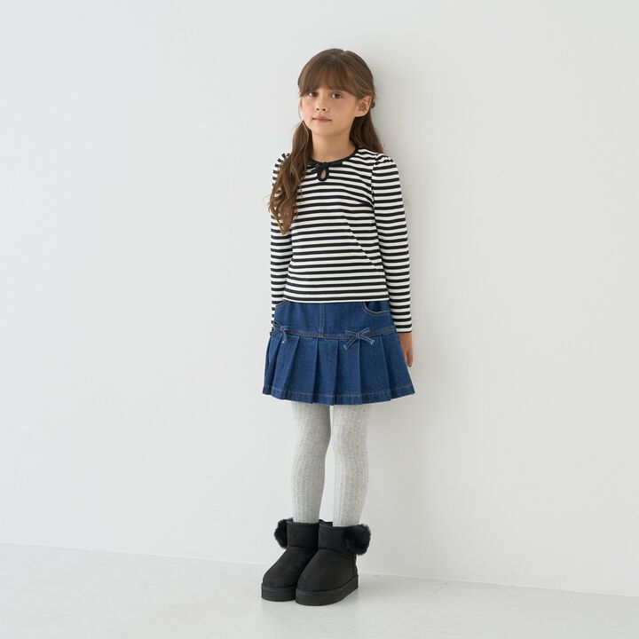 Ribbed Tights,Top gray, medium image number 8