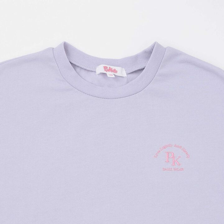 [2WAY・Quick-Dry Absorbent] T-Shirt with Clear Belt,Lavender, medium image number 4