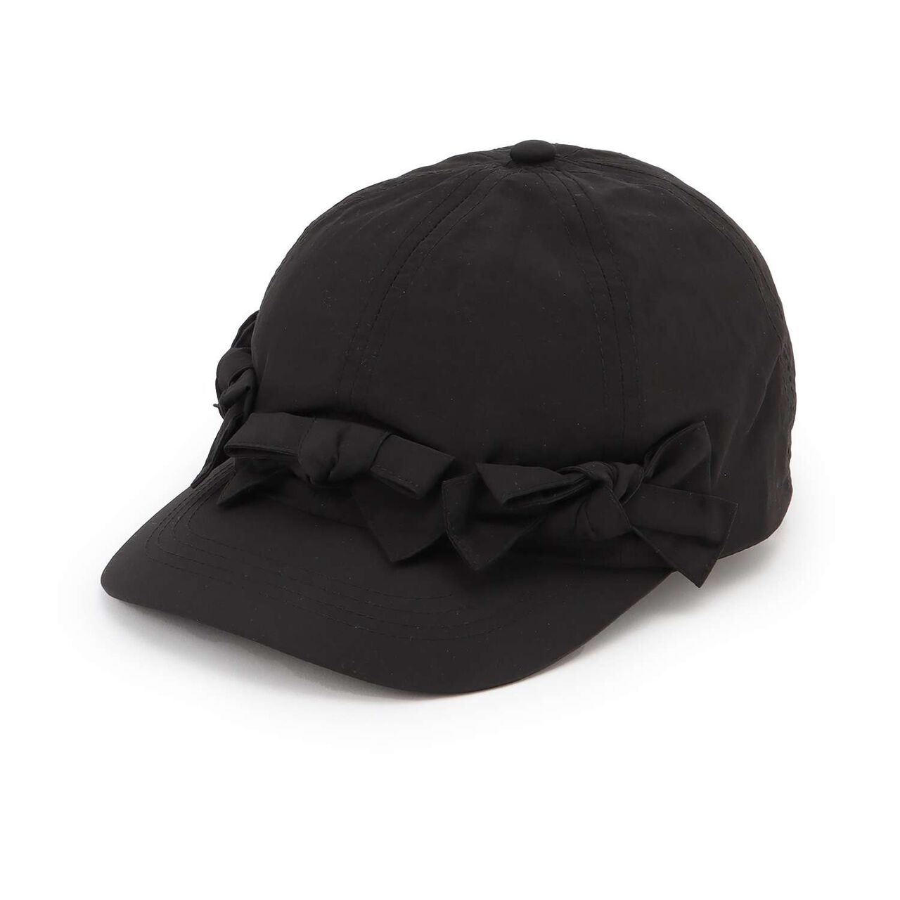 Many Ribbon Cap,Black, large image number 0