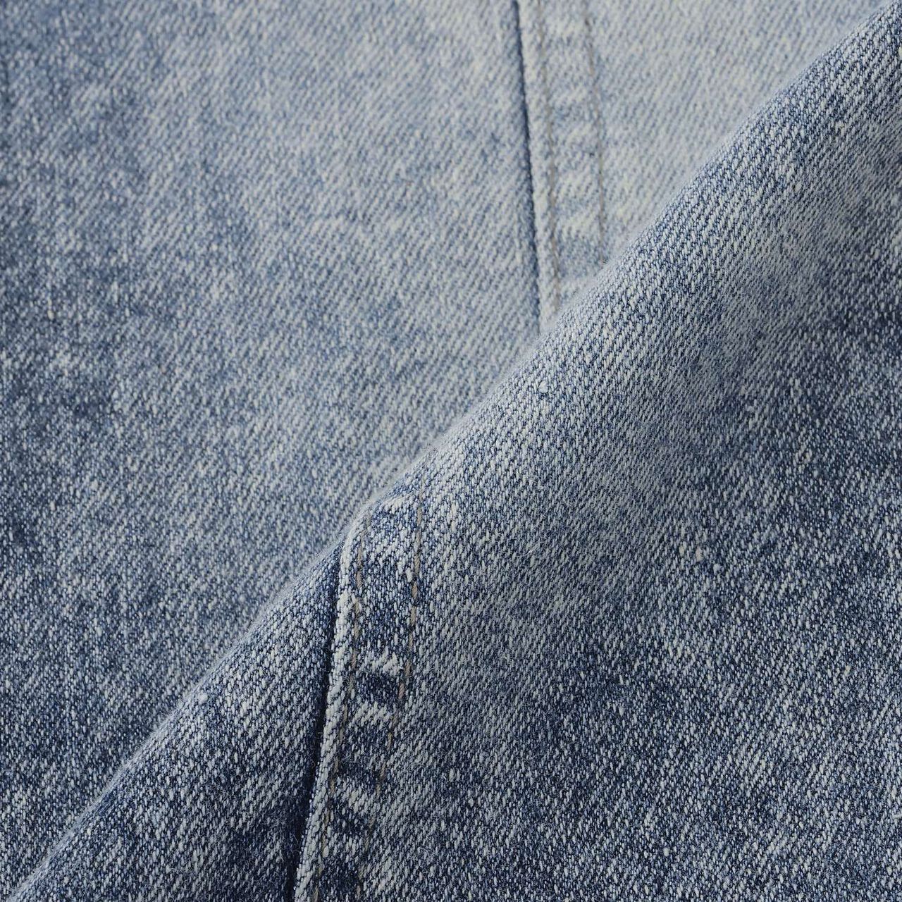 [Stretch] Stylish Flare Denim Pants,Sax blue, large image number 24