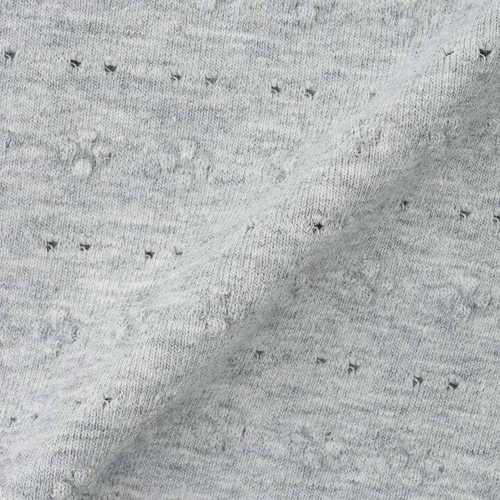 Eyelet Half-Length Leggings,Gray, medium image number 5