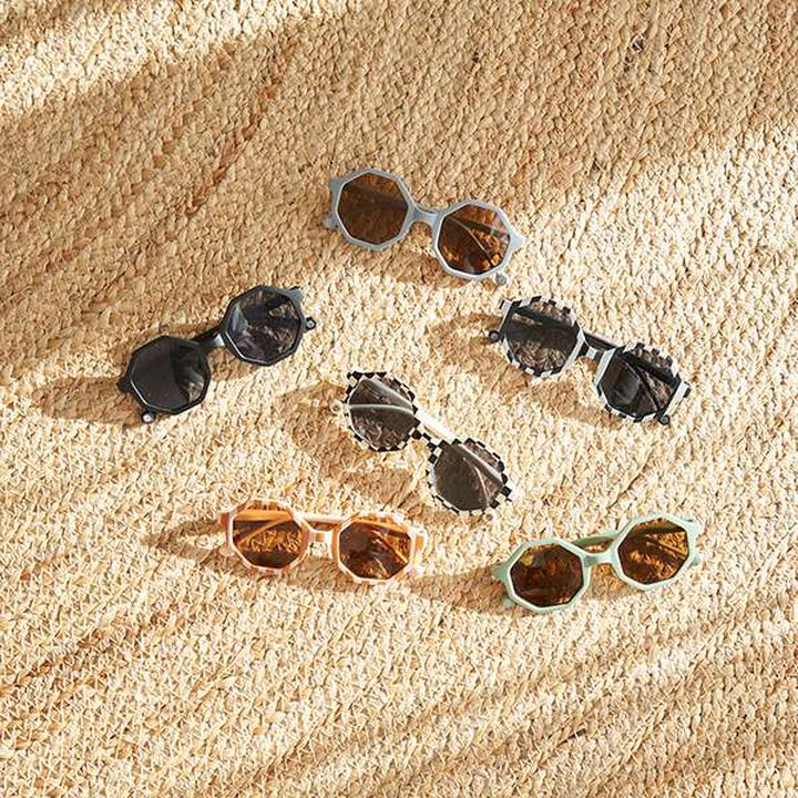 Octagon Sunglasses,White, medium image number 1