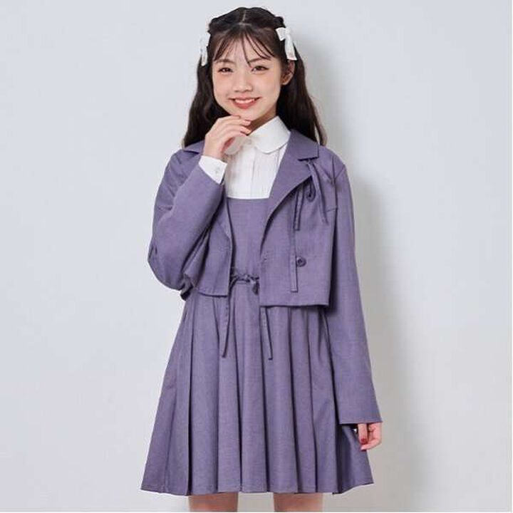 Belted Camisole One-Piece Dress,Sax blue, medium image number 15