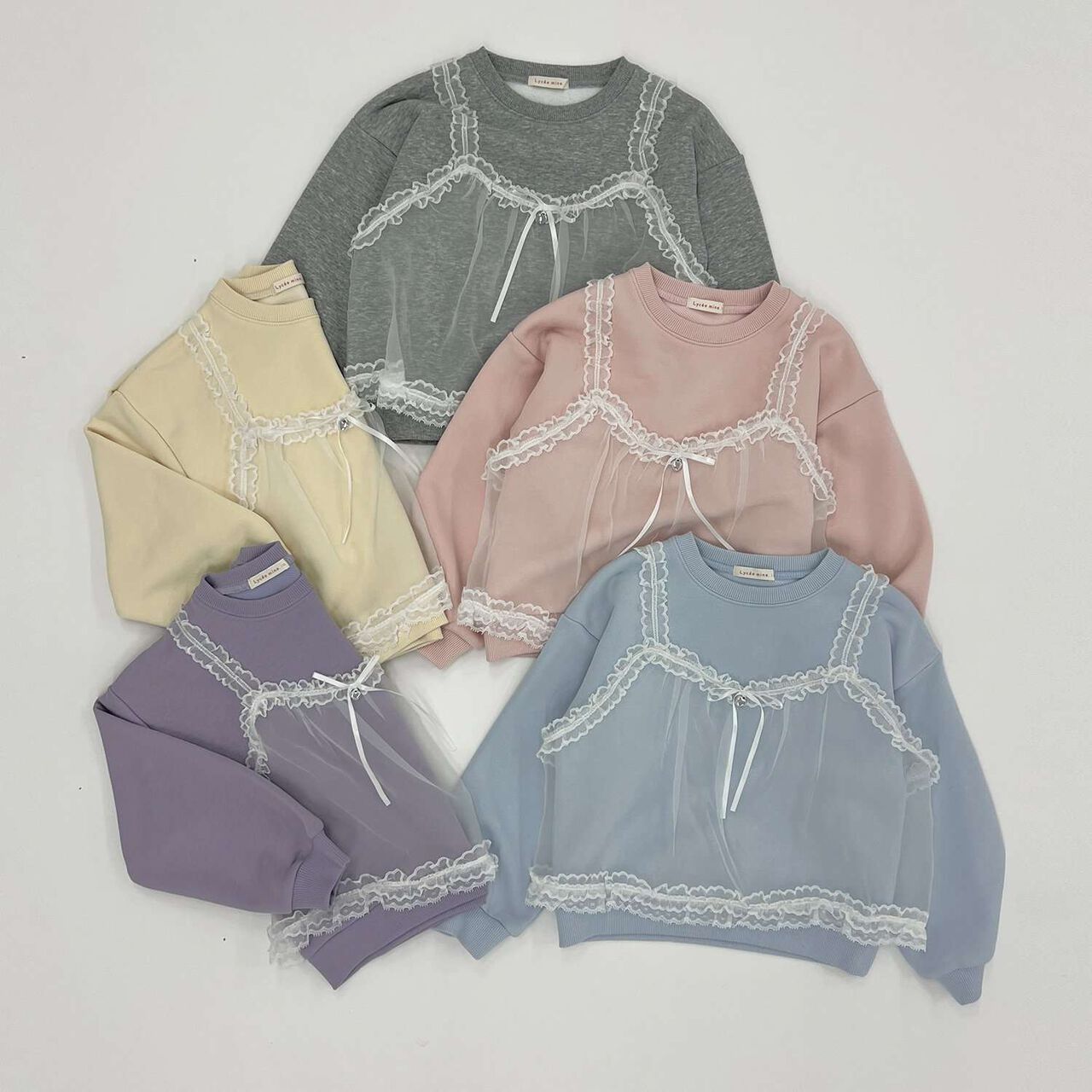 [Lycee Mine Ballet Series] Camisole Ducky Sweatshirt,Moderate pink, large image number 13