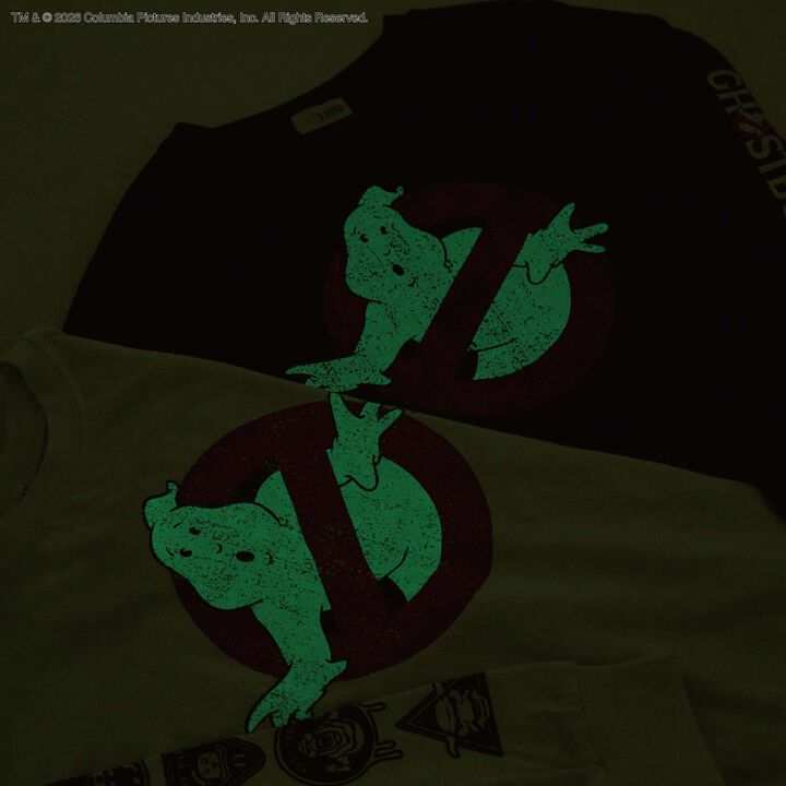 [Ghostbusters] Phosphorescent Logo Long-Sleeve T-Shirt for Boys Kids,Ivory, medium image number 21