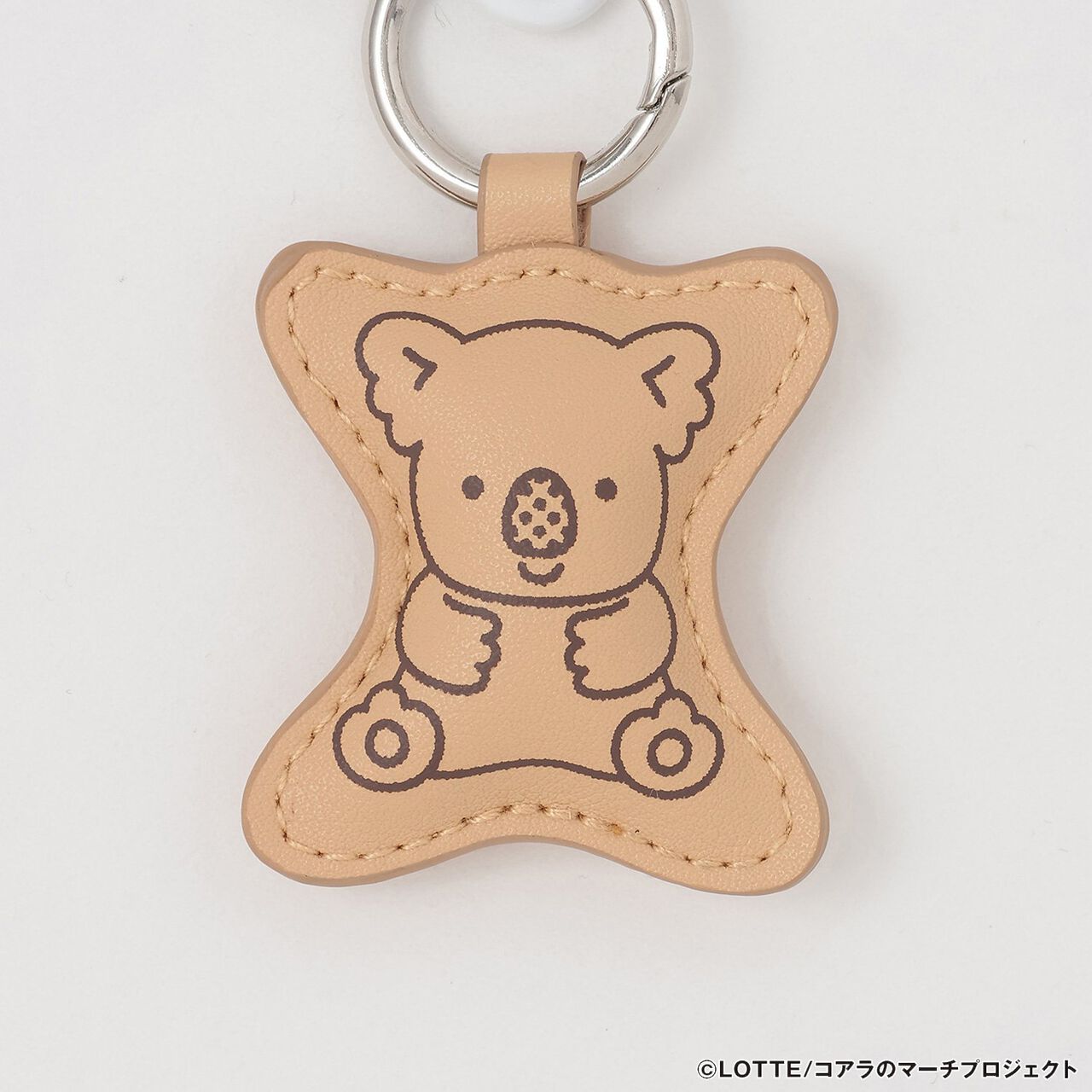 Koala March Faux Leather Motif Charm,Pink, large image number 7