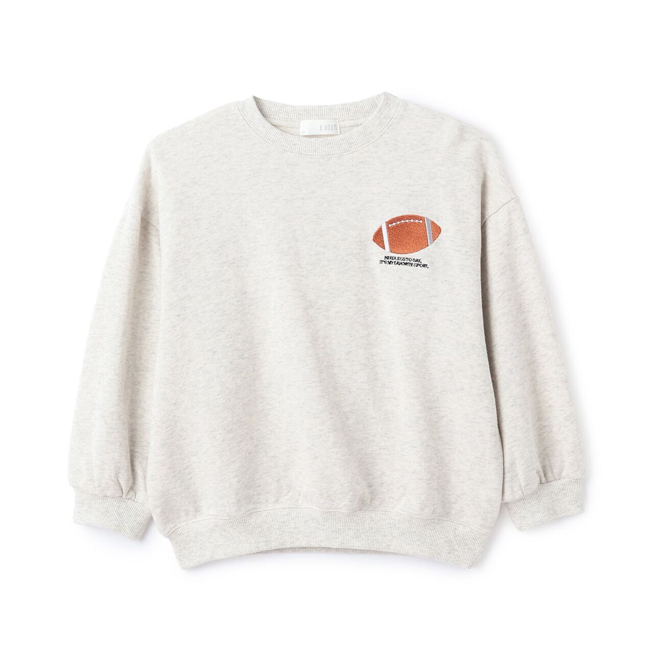 Goodbye Pills Fleece Sports Motif Assortment Sweatshirt,Blue gray, large image number 1