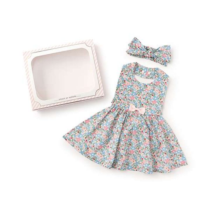 Floral Pattern Apron Gift Set [with Box],Cream, medium image number 9