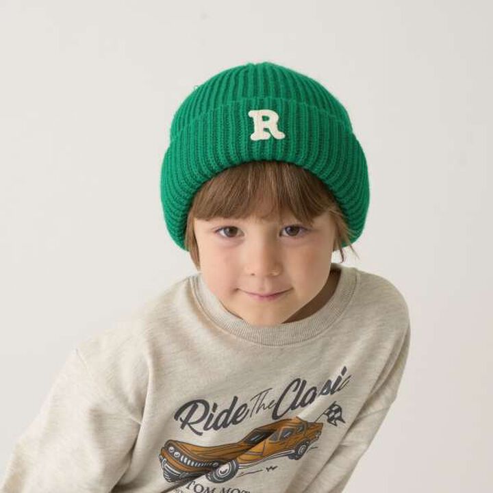 Alphabet Knit Cap,Green, medium image number 0