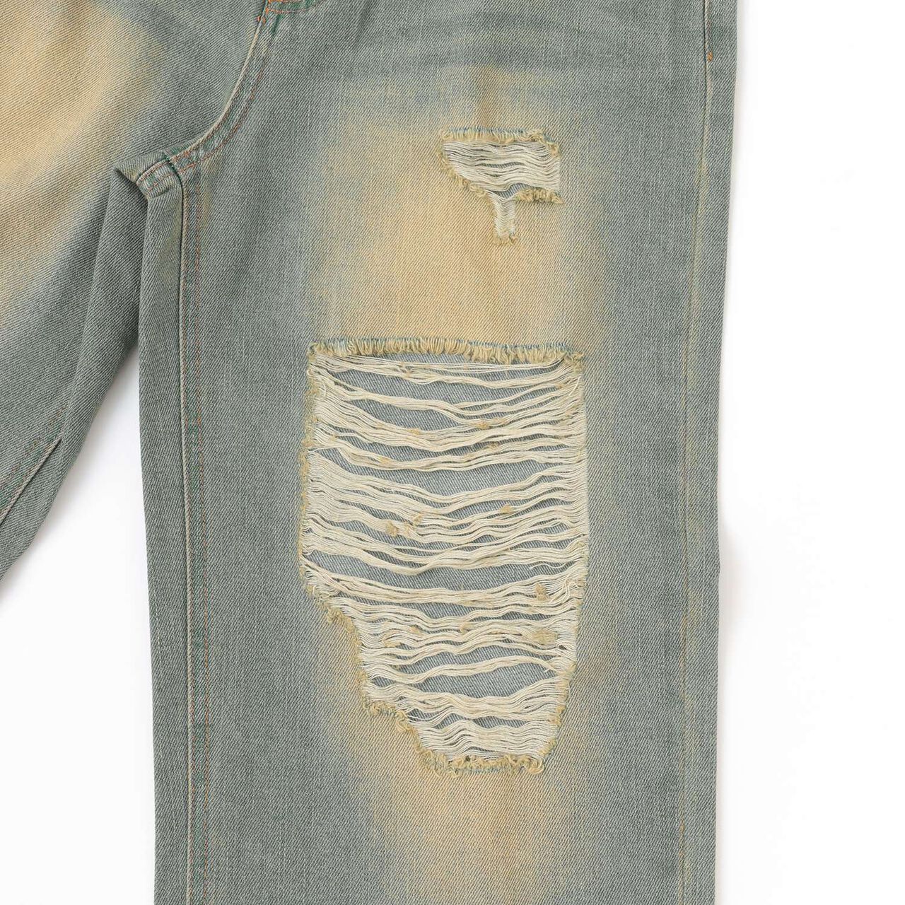 [LTXC] Distressed Wide Pants,Blue, large image number 19