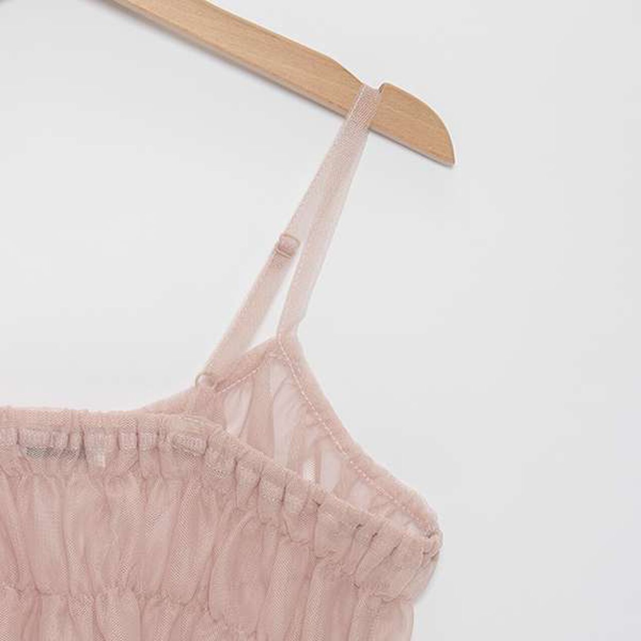 Tulle Bustier with Inner Lining,Black, large image number 14