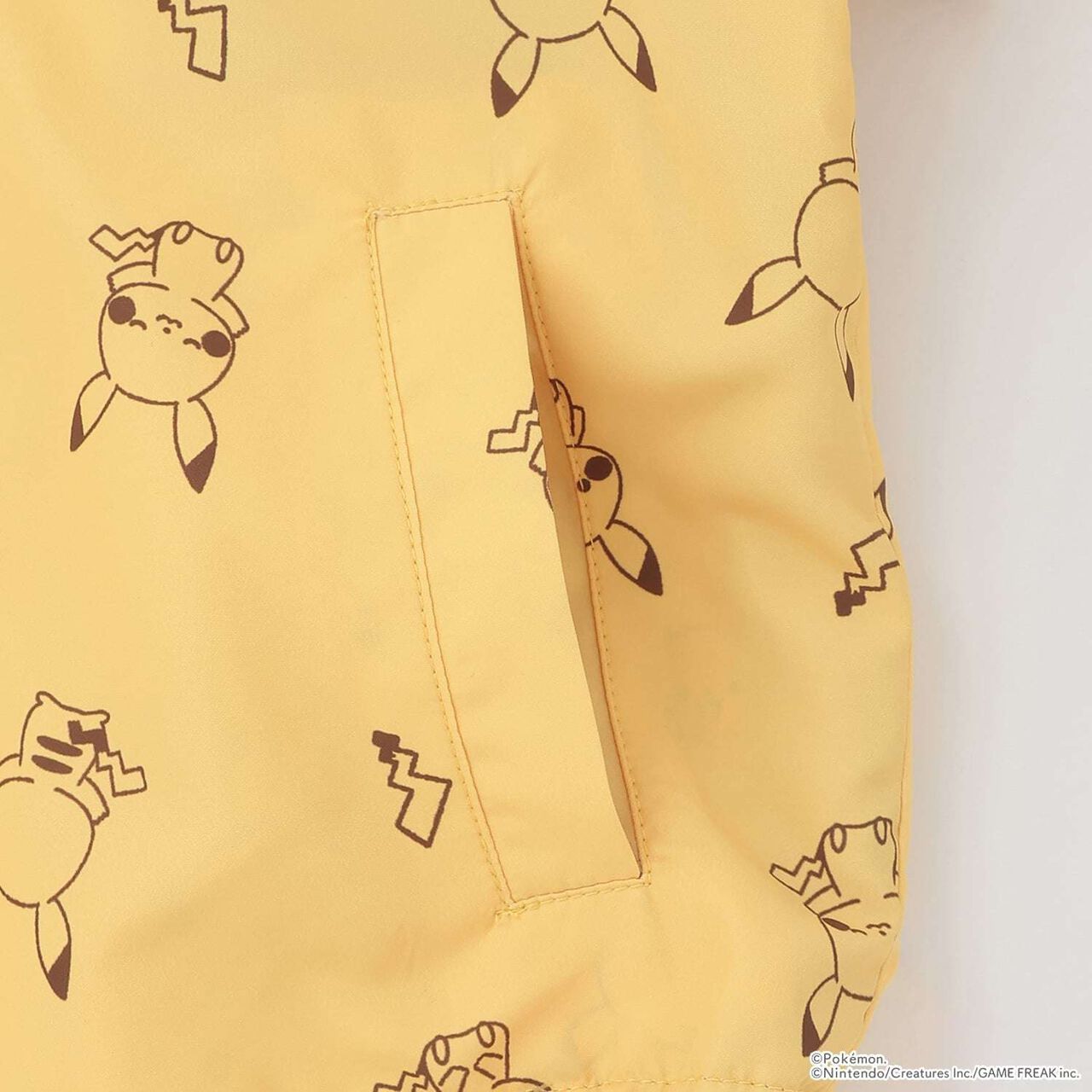[Monpoke] Ear-Detail Windbreaker,Yellow, large image number 7