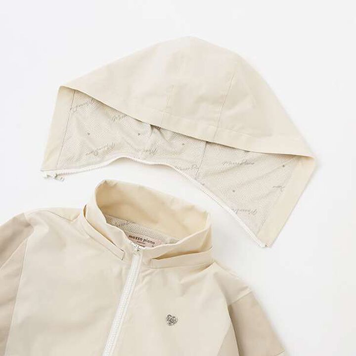 Water-Repellent Color Block Track Jacket,Black, medium image number 19