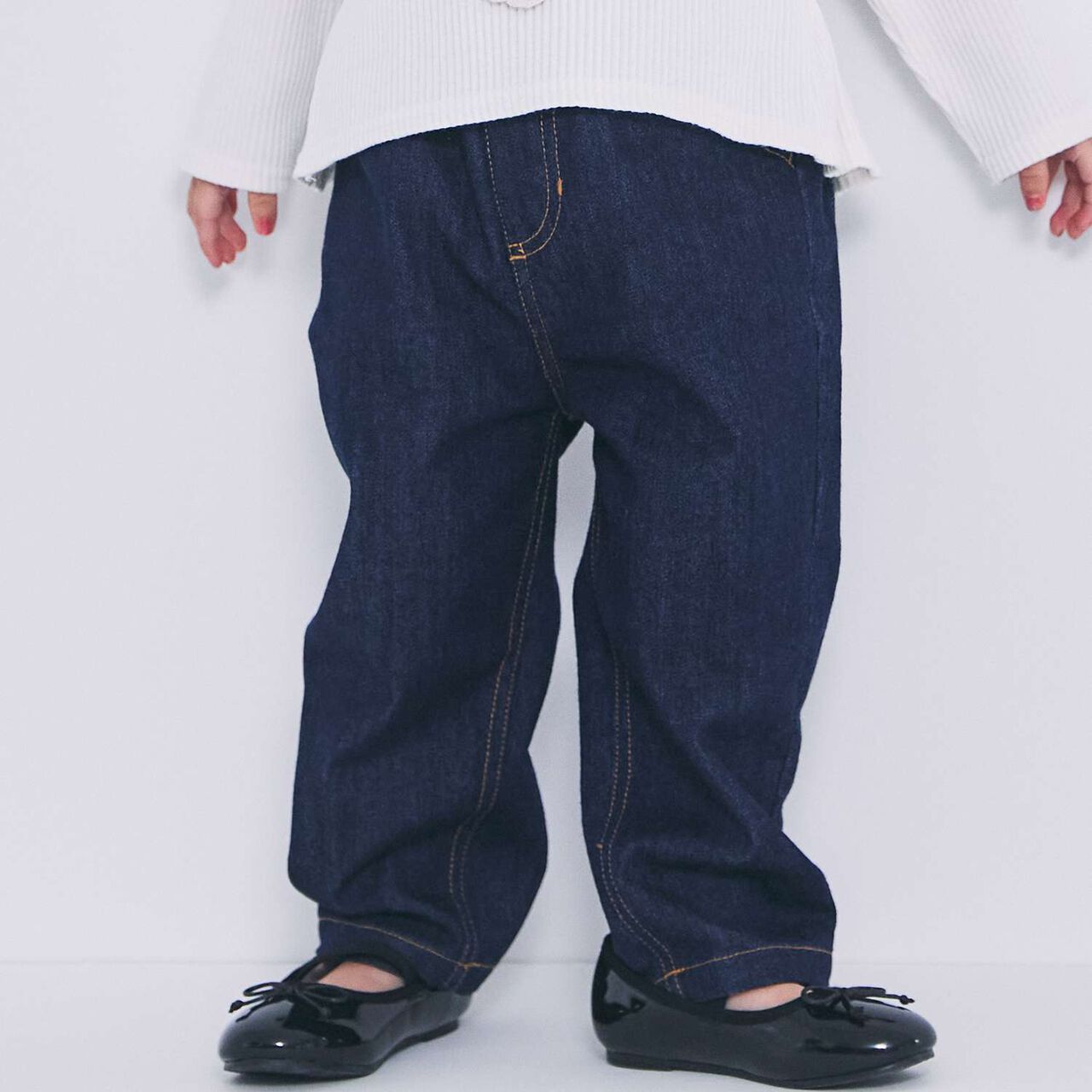 Heart Barrel Pants,Pearl white, large image number 1