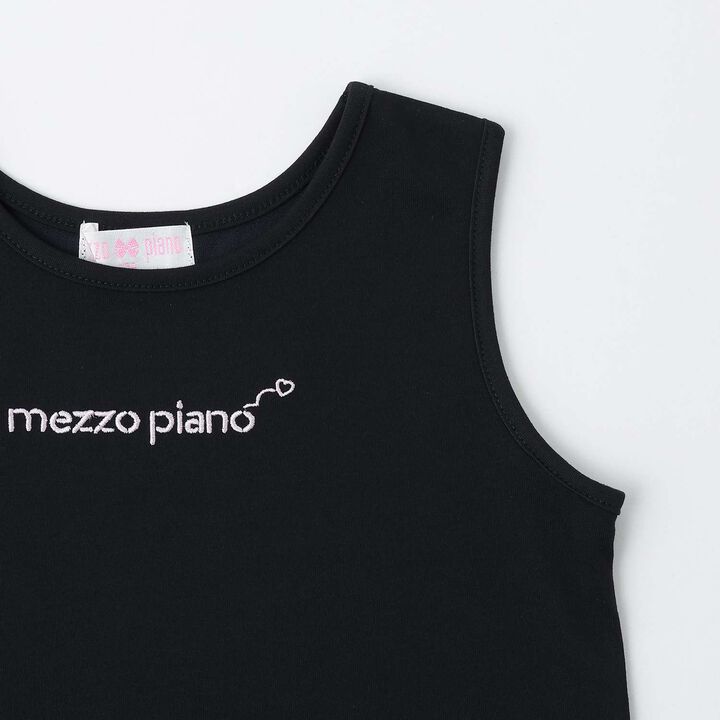 Mesh Panel T-Shirt & Tank Top Set,Black, medium image number 9