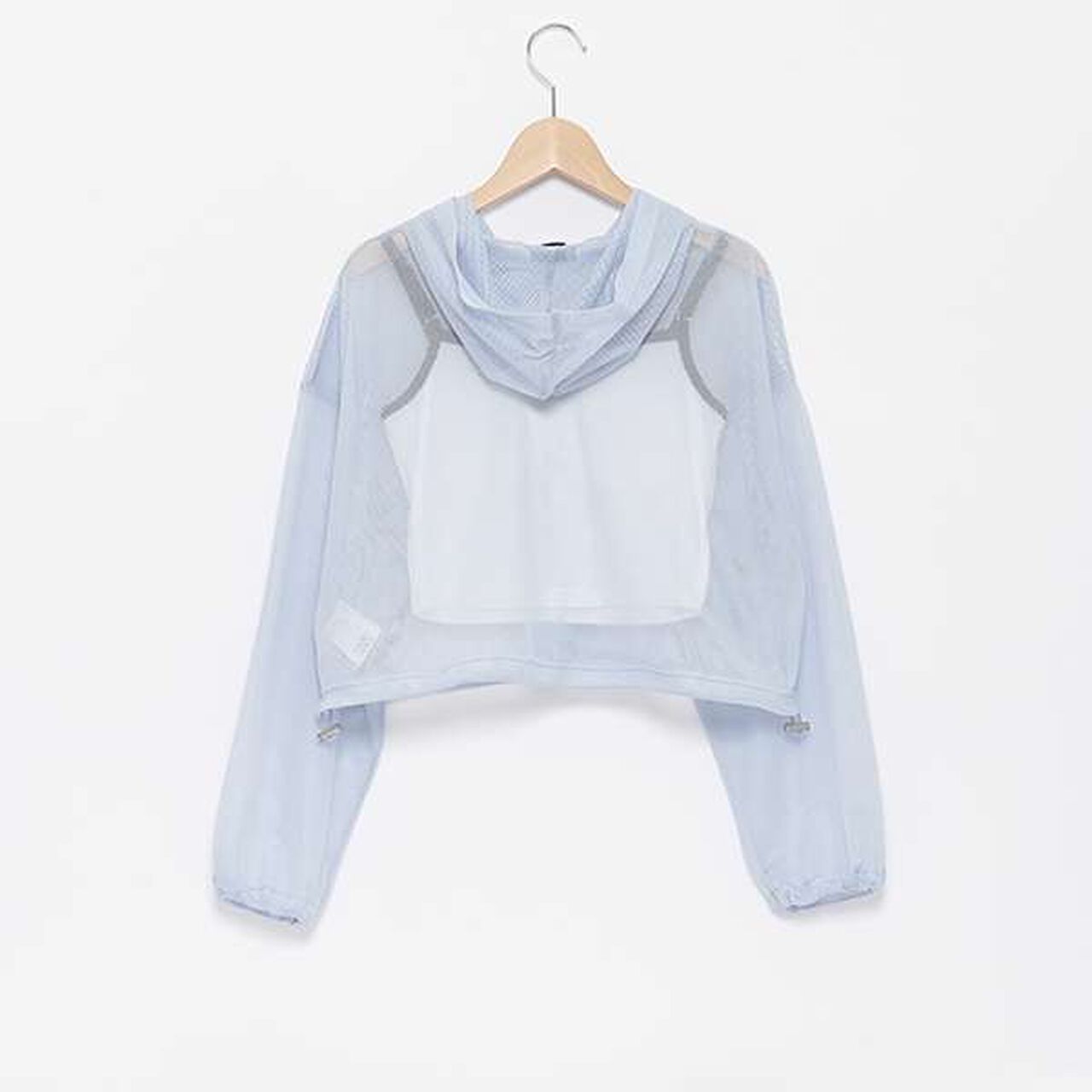 LTXC - Mesh Parka with Inner Layer,Off white, large image number 1