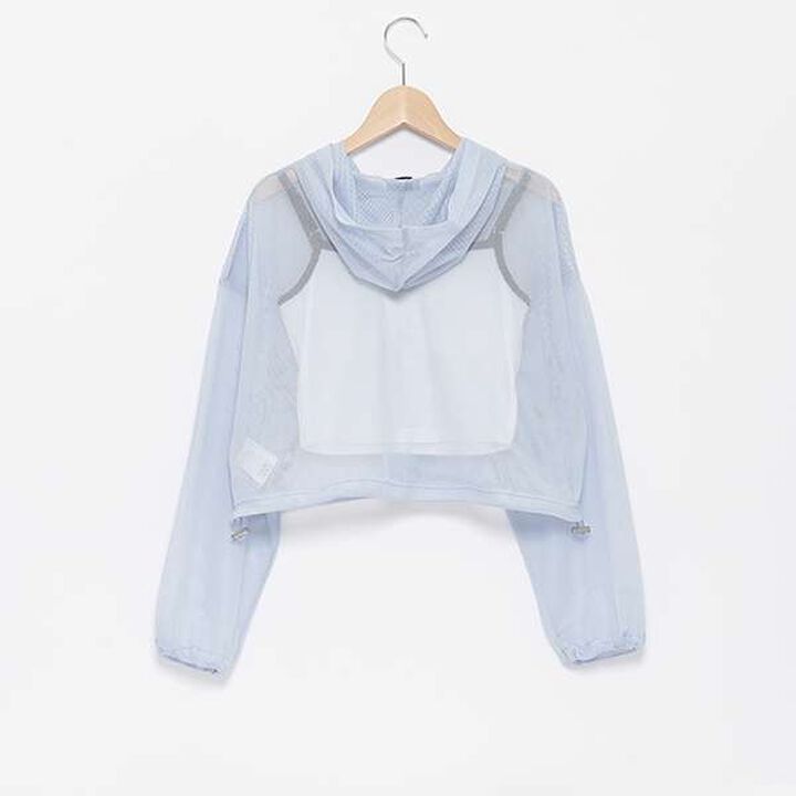 LTXC - Mesh Parka with Inner Layer,Off white, medium image number 1