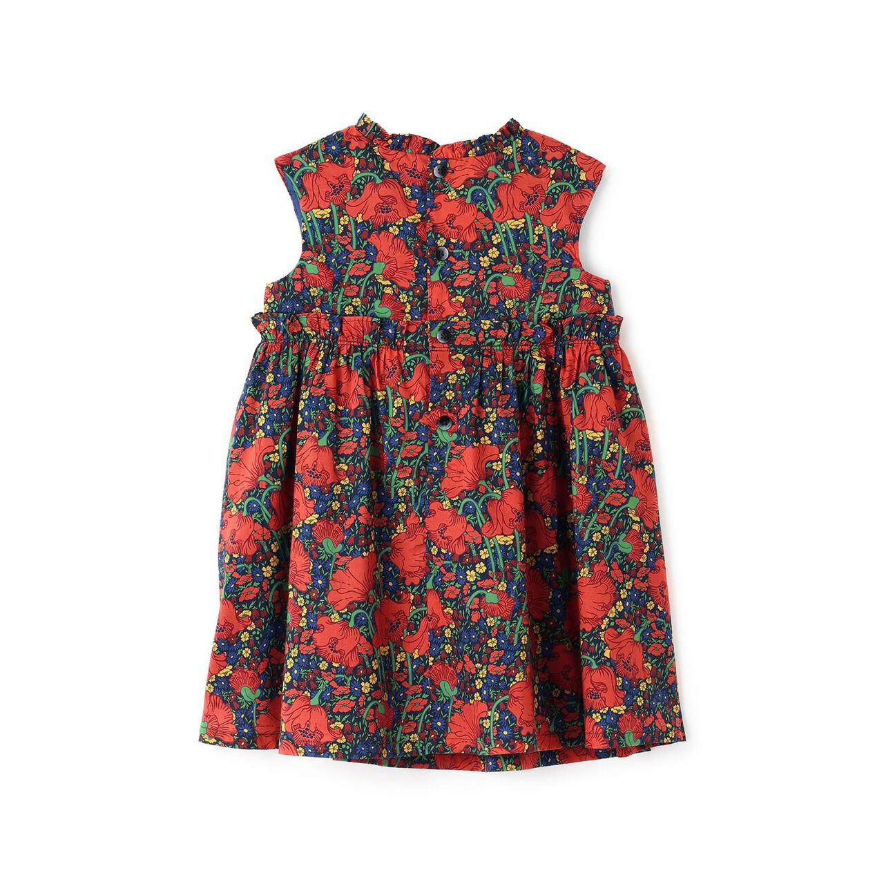 Clementina Daisy One-Piece Dress,Red, large image number 1