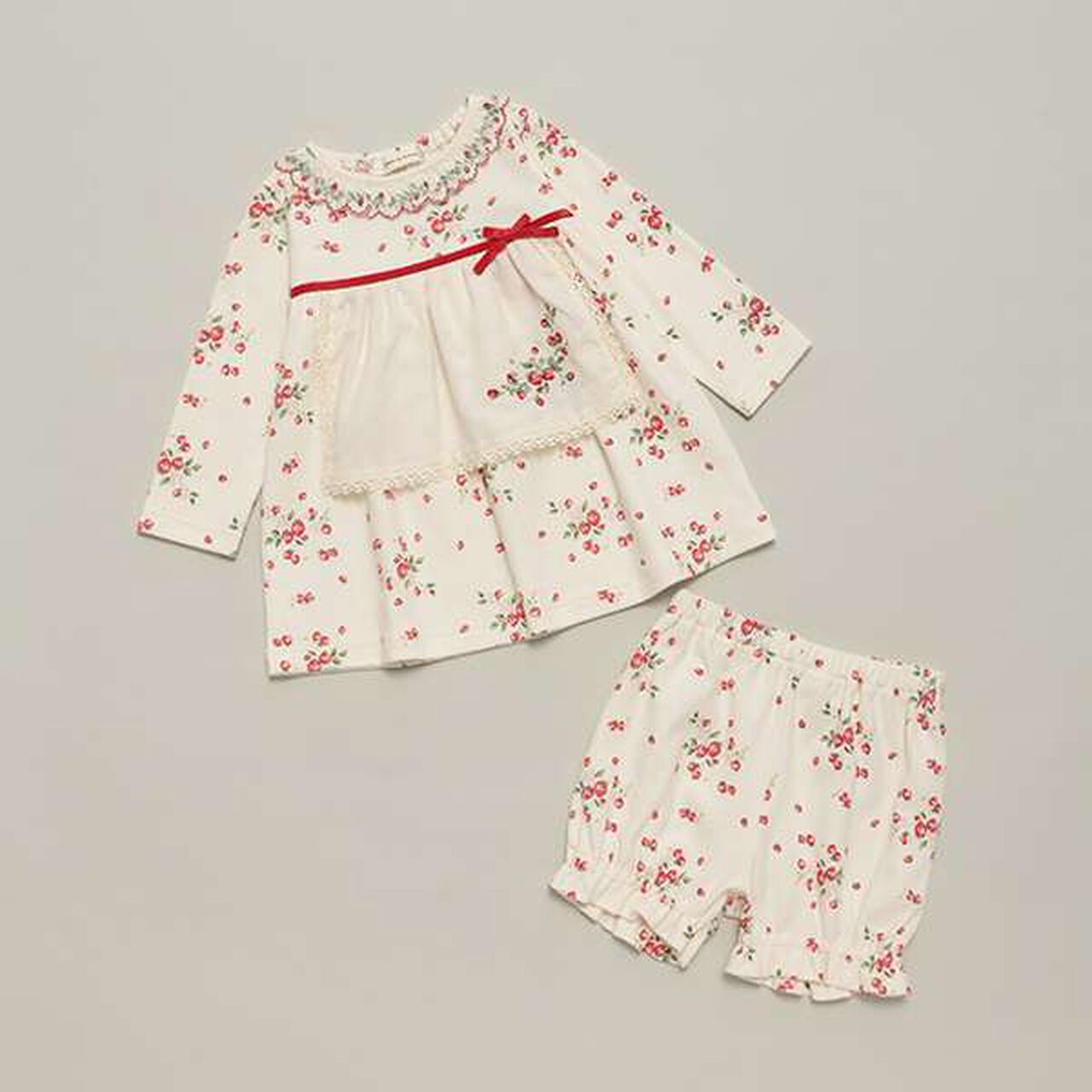 Wild Strawberry One-Piece Dress Suit,Pearl white, large image number 0