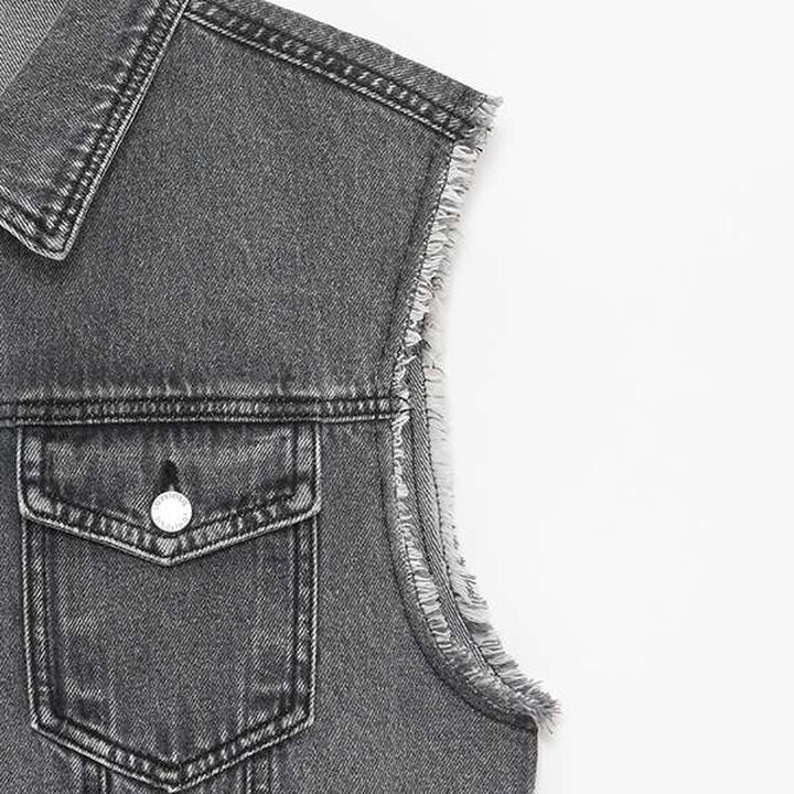 [LTXC] Denim Vest,Blue, medium image number 6