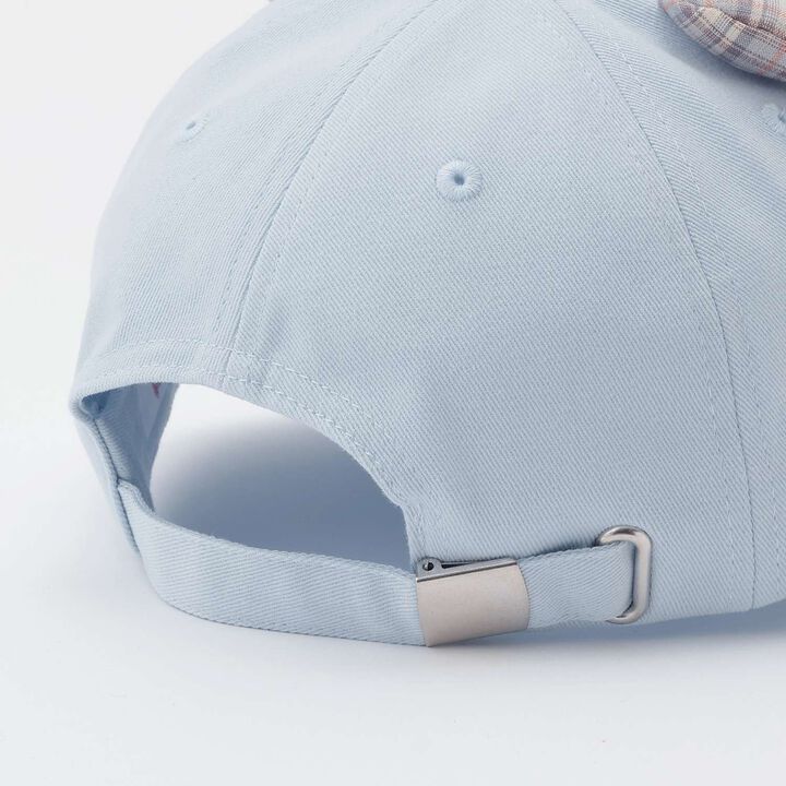 Checkered Bear Low Cap,Sax blue, medium image number 4