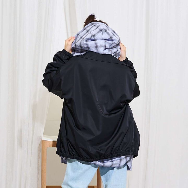 [AMI] Water-Repellent Coach Jacket,Ivory, medium image number 18