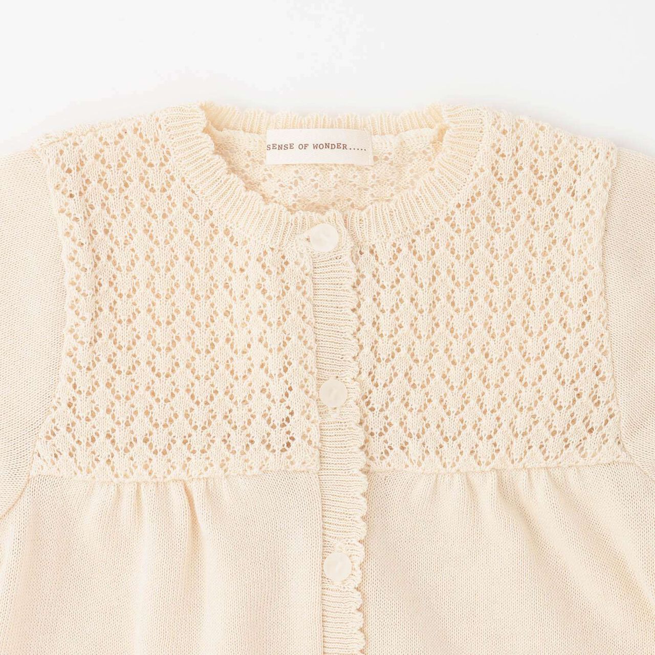 Organic BASIC Bolero [Made in Japan],Pearl white, large image number 2
