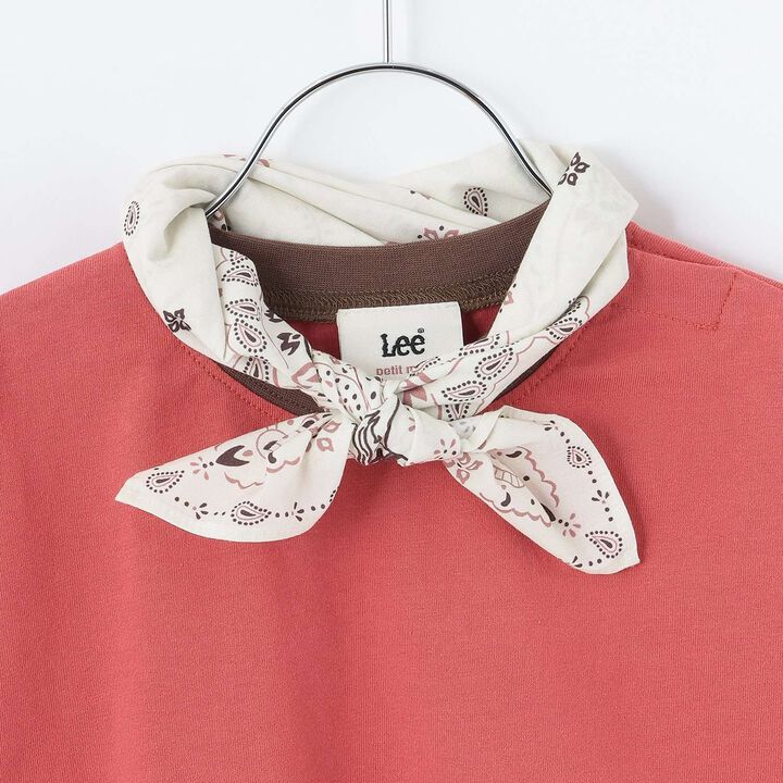 [Lee] Bandana Oversized Long-Sleeve T-Shirt,Pearl white, medium image number 6