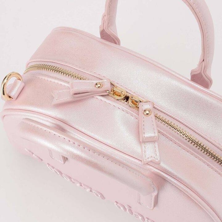 Heart Mirror 2 WAY Shoulder Bag,Light pink, medium image number 4
