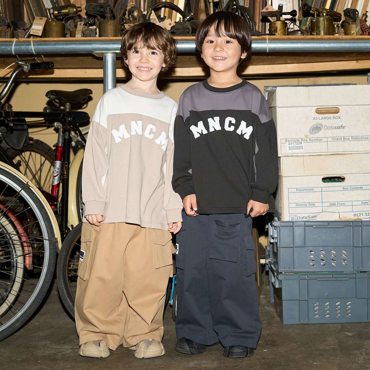 [MNCM] Bi-Color Big T-Shirt (Kaiteki Tenjiku),Navy, large image number 26