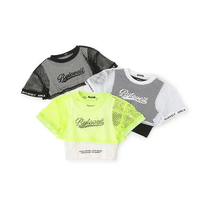 Mesh T Tank Set,Off white, medium image number 10