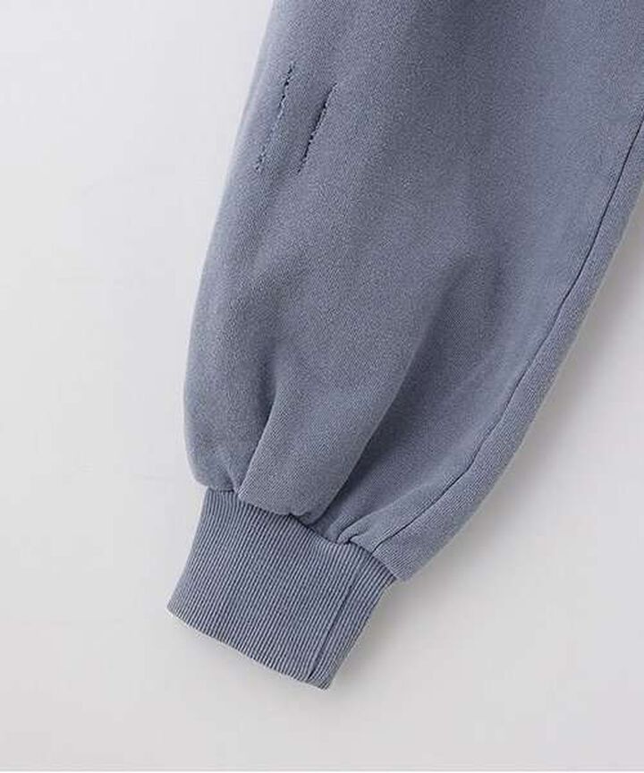 Damaged Black Cropped Parka,Blue, medium image number 4