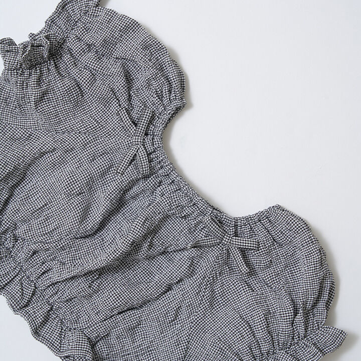 Front and Back Both OK! Blouse & Tiered Skirt Set,Light blue, medium image number 8