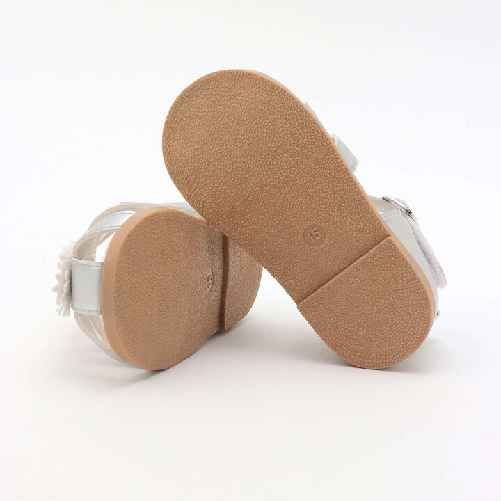 Flower Sandals,Silver, medium image number 5