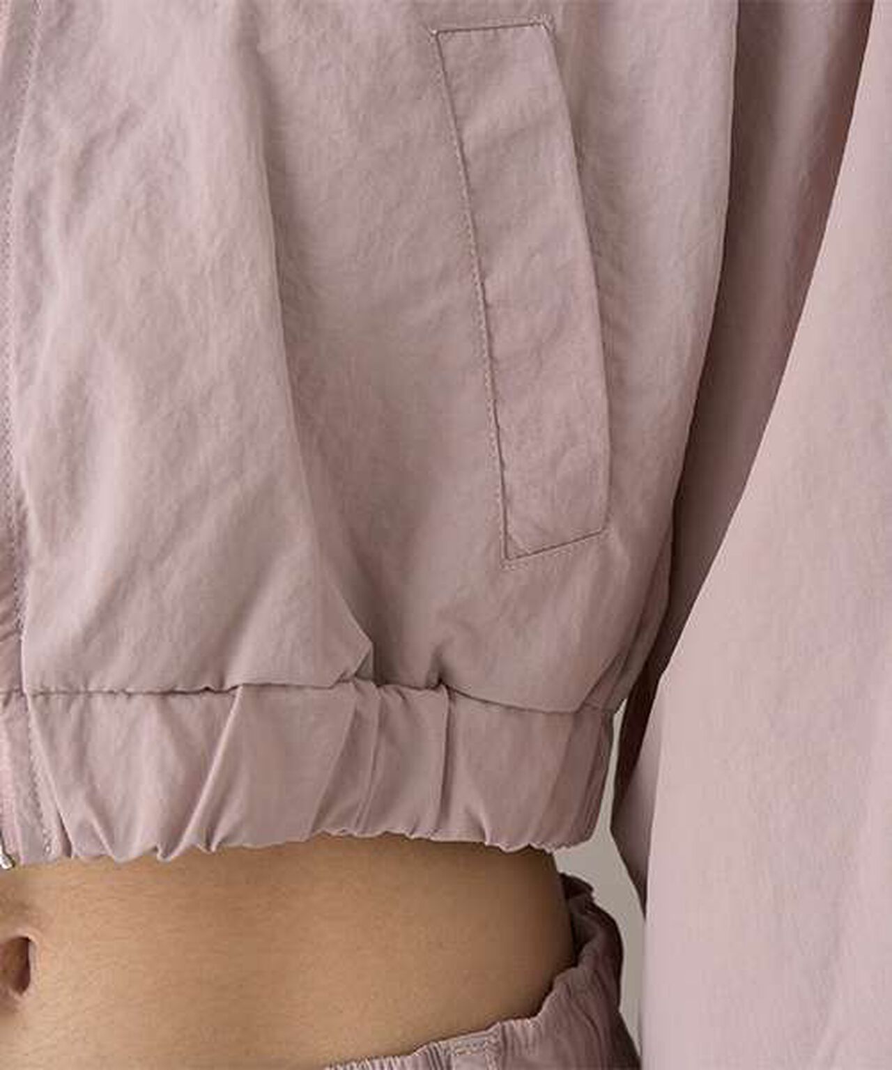 Nylon Zip Parka,Khaki, large image number 11