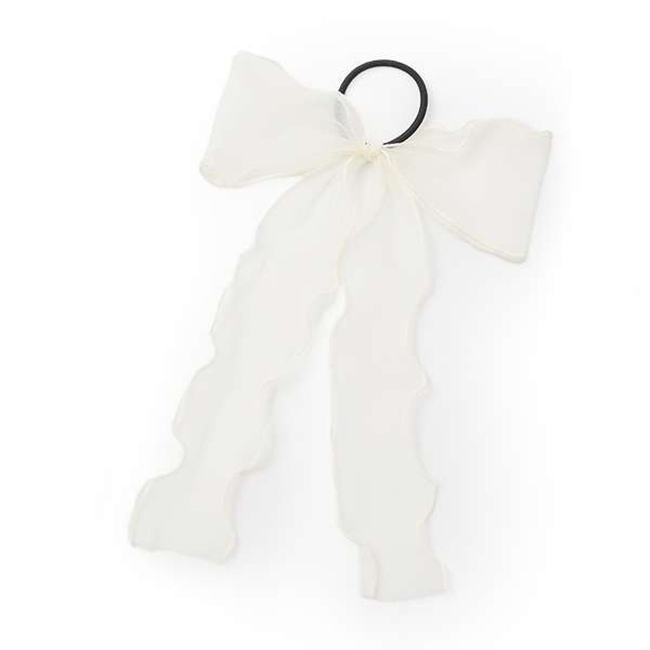 Chiffon Ribbon Hair Tie,Pink, large image number 4